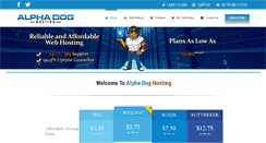 Desktop Screenshot of alphadoghosting.com